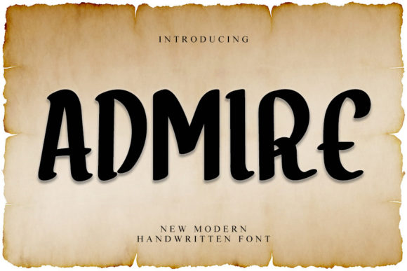 Admire: The Perfect Script Font for Eye-Catching Campaigns