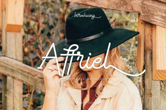 Affriel: A Vintage Script Font for Modern Web Design