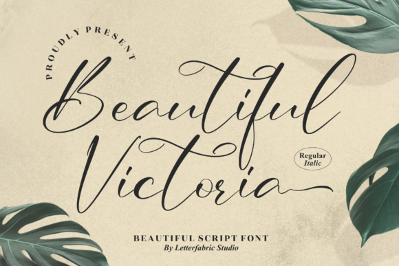 Beautiful Victoria: A Charming Script Font for Web Design