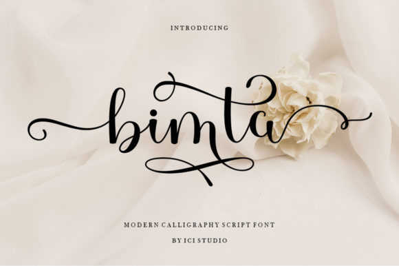 Bimta: Elevate Your Campaigns with This Luxurious Calligraphy Font