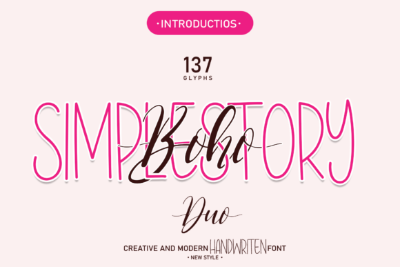 Boho Simplestory: A Versatile Font for Web Design
