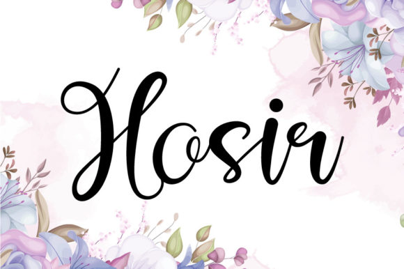 Bring Your Creations to Life with Hosir Script Font