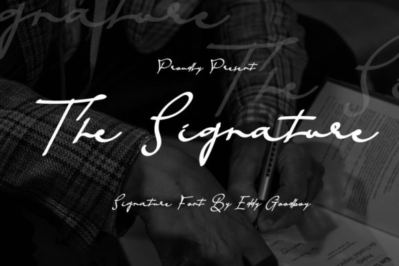 Designing with The Signature: A Graceful Script Font