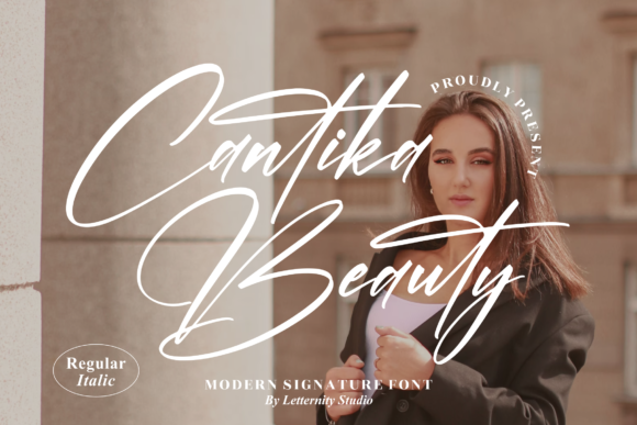 Discover Cantika Beauty: A Versatile Font for Creative Branding