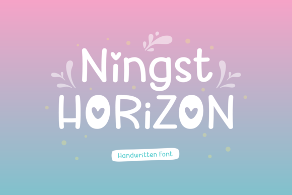 Discover the Charm of Ningst Horizon Font for Your Crafts