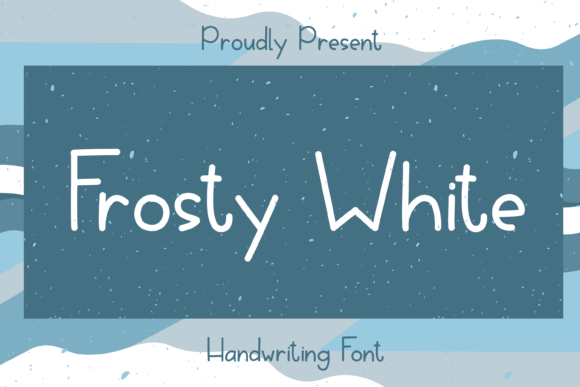Elevate Your Designs with Frosty White Font