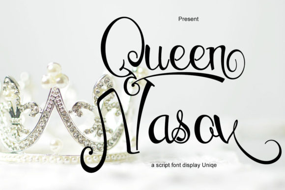 Enhance Your Brand with Queen Nasov: A Graceful Script Font