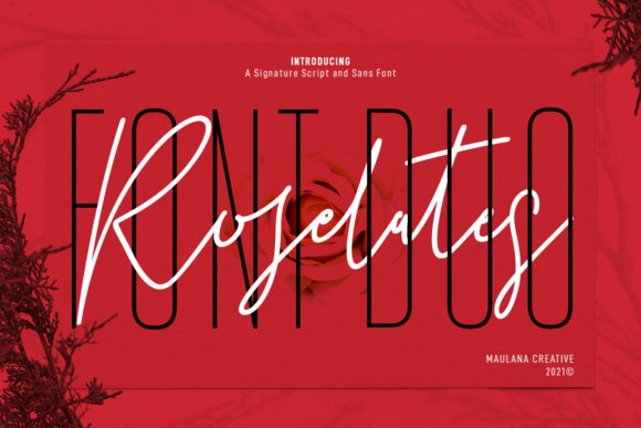Enhance Your Craft with Roselates Duo Font