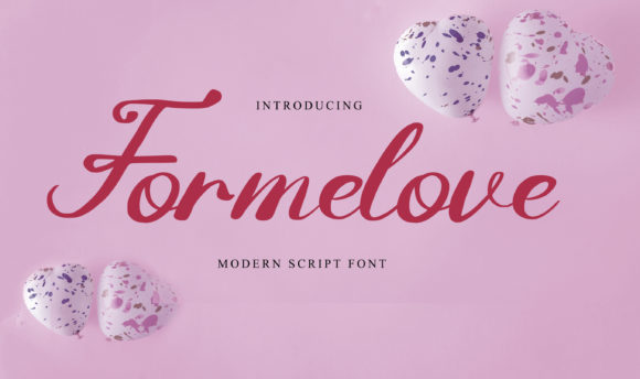 Formelove: A Charming and Elegant Font for Crafters