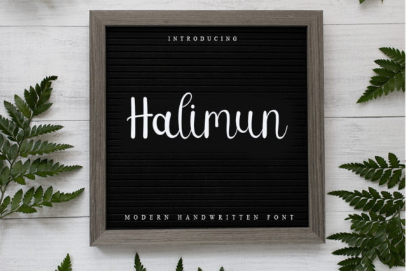 Hallimun: A Handwritten Font for Crafters and Creators