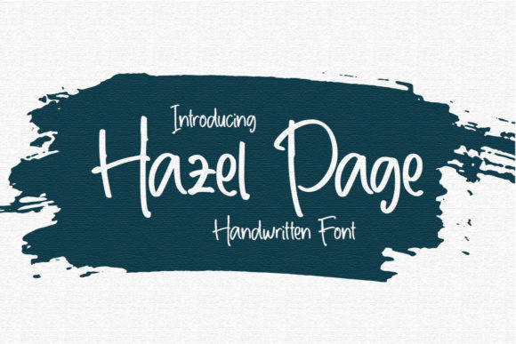 Hazel Page: A Versatile Handwritten Font for Marketers