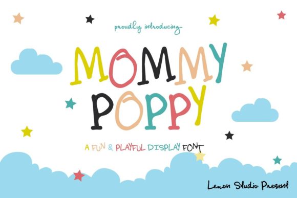 Introducing Mommy Poppy: A Playful Font for Editorial Mood