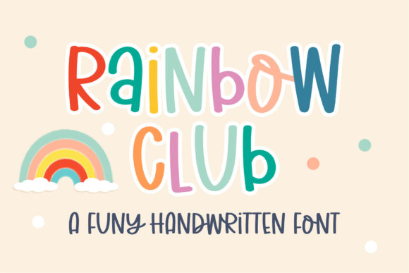 Introducing Rainbow Club: A Typographic Touch of Childlike Joy