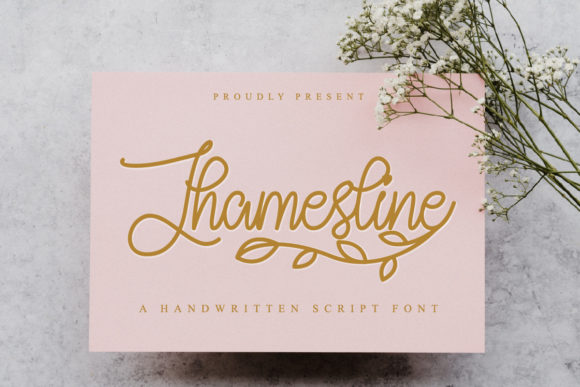 Jhamesline: A Handwritten Font for Elegant Editorial Design