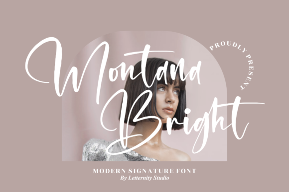 Montana Bright: A Font for Charming and Elegant Craft Projects