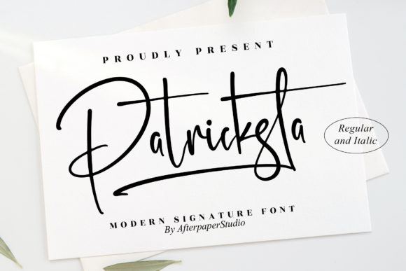 Patricksta: The Perfect Script Font for Handmade Creations
