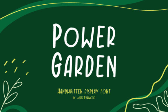 Power Garden: A Chic Handwritten Font for Editorial Design