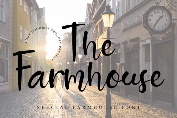 The Farmhouse: A Charming Script Font for Editorial Design