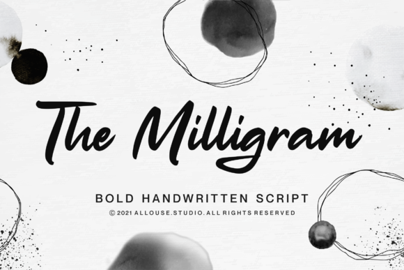 The Milligram: A Versatile Script Font for Editorial Excellence