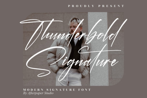 Thunderbold Signature: A Charming and Elegant Typeface