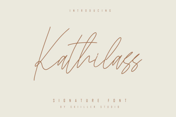Transform Your Brand with Kathilass: A Graceful Script Font