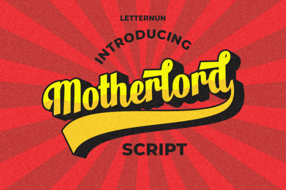 Transform Your Brand with Motherlord: A Bold Handwritten Font