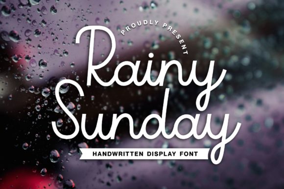 Transform Your Brand with Rainy Sunday: A Magical Script Font