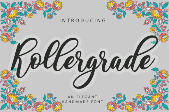 Transform Your Brand with Rollergrade: A Delicate Script Font