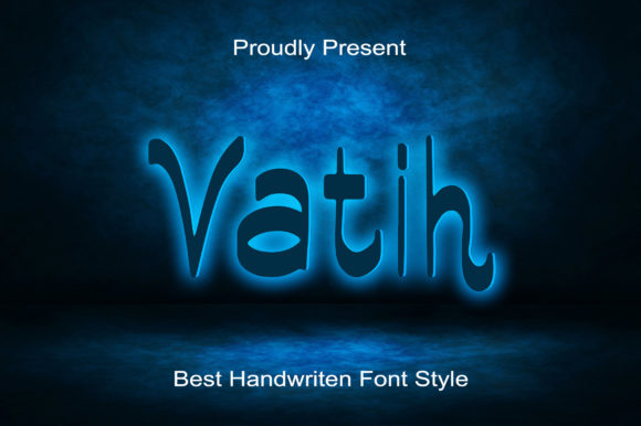 Vatih: A Handwritten Font for Editorial Elegance