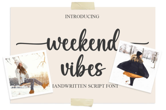 Weekend Vibes: A Charming Script Font for Engaging Campaigns