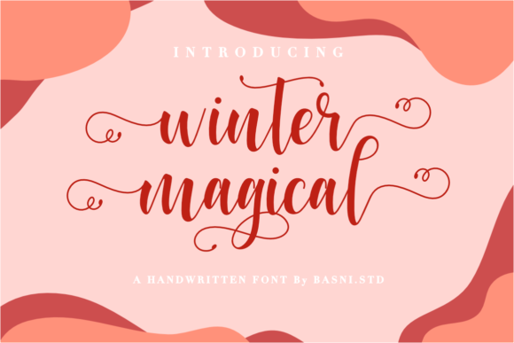 Winter Magical: A Romantic Script Font for Crafters